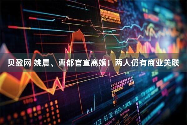 贝盈网 姚晨、曹郁官宣离婚！两人仍有商业关联
